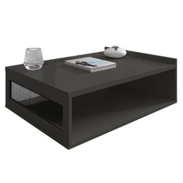 Imagem de Mesa de Centro Moderna Em MDF Sala de Estar 91x70 cm