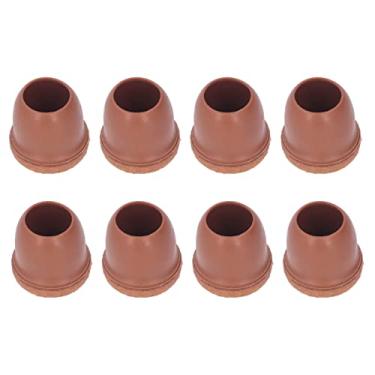 Imagem de Yinhing Protetores de Piso Perna das Fezes, Almofadas de Feltro para As Pernas Cadeira TPE Piso Protetor Móveis Caps Kit Definir 8pcs Cadeira de Cadeir (Médio)