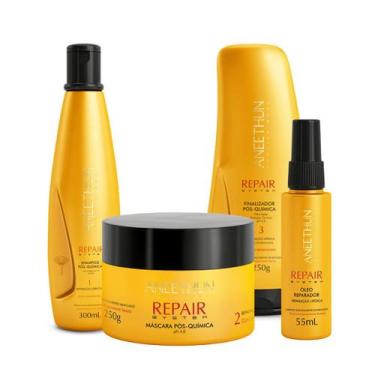 Imagem de Kit Pos Quimica Aneethun Repair System 4 produtos