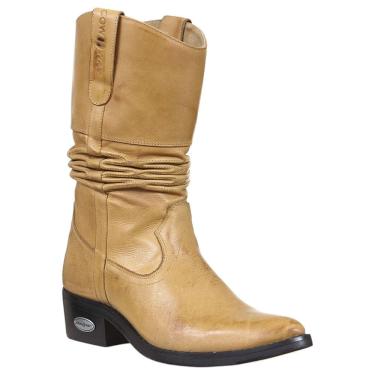 Imagem de Bota Masculina com Bico Fino Caramelo Cow Way 38126