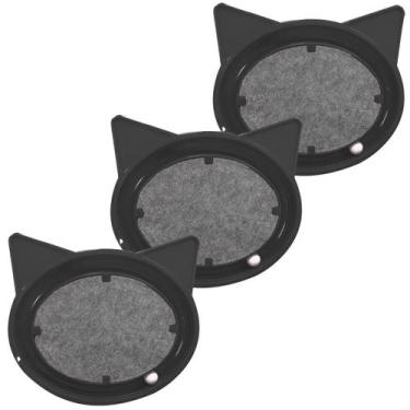 Imagem de 3 Arranhador Gato Super Cat Relax Pop Furacão Pet - Black