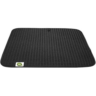 Imagem de Tapete de Louças Ecolumi, 40 x 45 cm Quadriculado, Gedex ECO-681, Preto