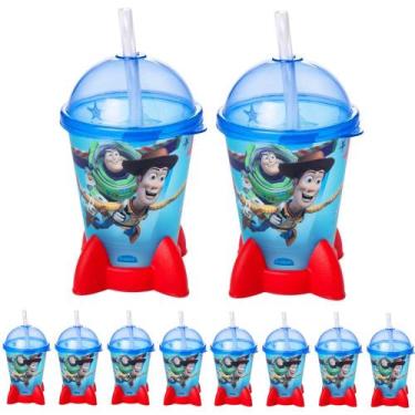 Imagem de Kit 30 Copos Foguete Astronauta Toy Story Festa Infantil p/ Sacola Sur