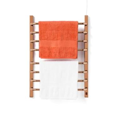 Imagem de Toalheiro Térmico Grande Bronze 220V Fio Superior Esquerdo