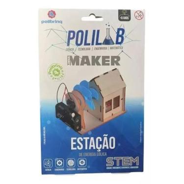 Imagem de Brinquedo De Montar Científico Polilab Linha Maker Polibrinq - Brinque