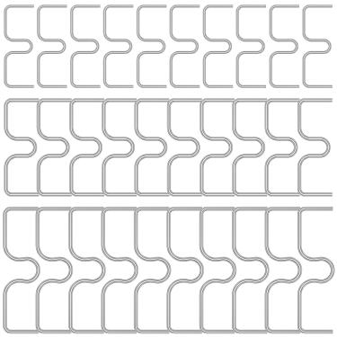 Imagem de XYDHQS 30 peças extrator de galhos de árvores frutíferas, em forma de M, ferramentas de máquina de amarrar galhos de árvores frutíferas, ferramenta de modelagem de jardinagem resistente a estresse de