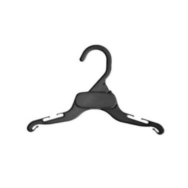 Imagem de Cabide bebê 25-4 cm - 1019 - IOPLAST, Preto, 250 peças