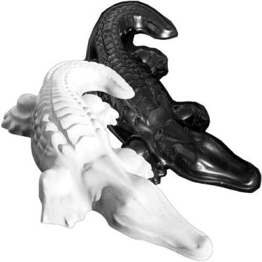 Imagem de Forma 3D Jacaré Decorativo em ABS 2mm - Produção em Gesso, Cimento ou 