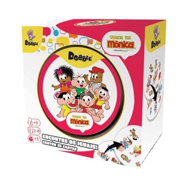 Imagem de Asmodee, Dobble: Turma da Mônica, Jogo de cartas, Para Família, 2 a 8 jogadores, A partir de 6 anos, Partidas de até 15 min.