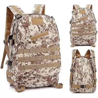 Imagem de Mochila Tática De Camuflagem De Viagem, Mochila De Arma Militar Ao Ar Livre, Mochila De Camuflagem Militar Ao Ar Livre Do Exército Adequada Para Caça, Tiro, Acampamento, F
