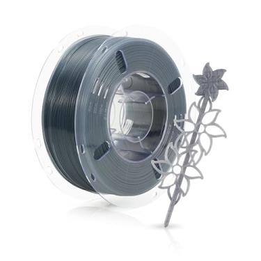 Imagem de FilaBees Filamento transparente PETG transparente 1,75 mm, filamento de impressora 3D de alta resistência PETG rápido para impressão rápida e de alta precisão, filamento de impressão 3D de melhor