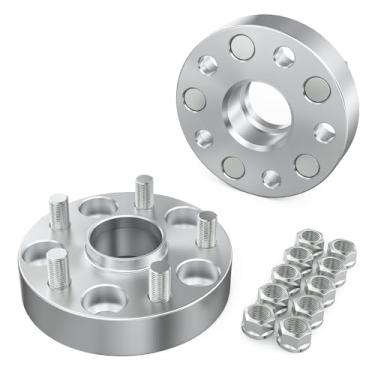 Imagem de Cmd motoring Espaçadores de roda 5 x 114,3 (5 x 4,5), 32 mm (1,25") - furo Hubcentric 64,1 mm | Parafusos M12 x 1,5 | Compatível com Acura RSX/CL/TL/ILX/TSX, Honda CR-V/MDX/Crosstour | 2 peças |