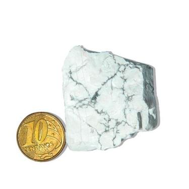 Imagem de Howlita Bruta Natural - Pedra de 25 a 50g e 3 a 6cm - Classe B - Crist