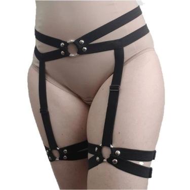 Imagem de Cinta Liga Elástica para Pernas - Ajustável e Confortável - Almah Fash