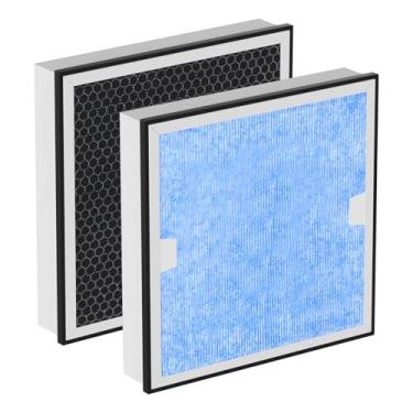 Imagem de HEPA e conjunto de substituição de filtro de carbono ativado compatível com o purificador de ar AlorAir CleanShield HEPA 550 (pacote com 2)