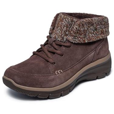 Imagem de Skechers Easy Going-Fall Odyssey Bota feminina sem cadarço no tornozelo, Chocolate, 34