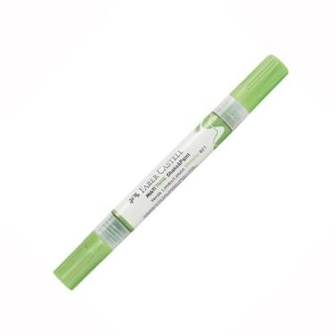 Imagem de Marcador Duo Multimark Artistico Cor Verde Limao Metal 821 - Faber Cas