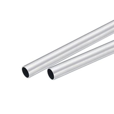 Imagem de 6063 Tubo redondo de alumínio 13 mm OD 11,5 mm diâmetro interno 300 mm tubo tubo de comprimento 2 peças