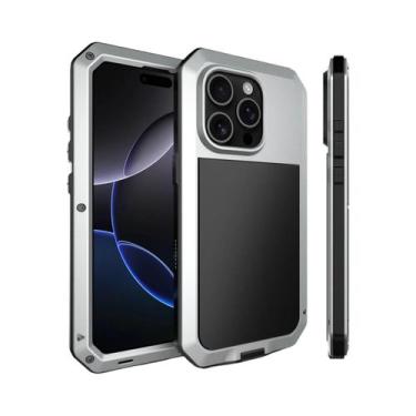 Imagem de Capa De Telefone De Metal Pesado Em Alumínio Para iPhone 16e 16 pro Ma
