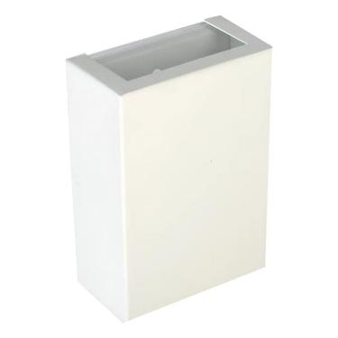 Imagem de Arandela Alumínio 2 Focos Interna Externa Muro Jardim Branc