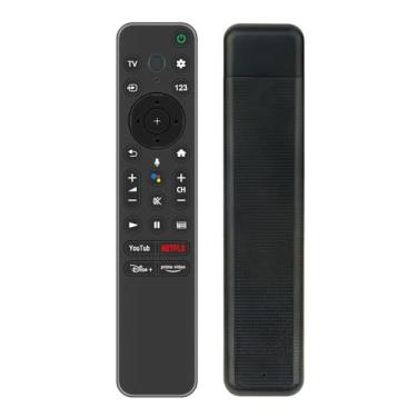 Imagem de Controle remoto de voz de substituição RMF-TX800U adequado para Sony Bravia TV KD-43X85K KD-50X85K KD-55X85K KD-65X85K KD-75X85K KD-85X85K KD-55X80K KD-65X80K KD-75X80K KD-75X80K KD-43 Chaveiro X80K