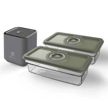 Imagem de Conjunto Seladora a Vácuo Portátil com 2 Potes Herméticos Electrolux