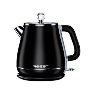 Imagem de Chaleira Elétrica Best YD‑1830B 1,8 Litros Preta 220V 1500W Inox