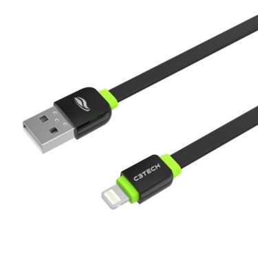 Imagem de Cabo De Dados Usb Lightning 1m P Iphone C3tech Cb 110bk Pret