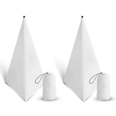 Imagem de Tampa de suporte de alto-falante PRORECK branca x 2 para suporte de 1,