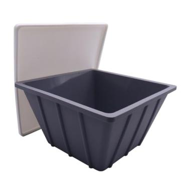 Imagem de Molde de Cold Plunge | Molde grande de silicone para banheira, congelador, bebidas, acessório de refrigeração, bandeja à prova de vazamento, antiaderente com tampa para acampamento, praia