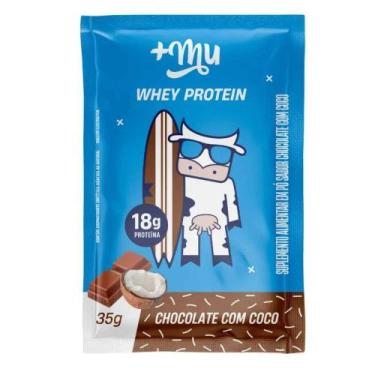 Imagem de Whey Protein Chocolate com Coco +Mu sachê 31 - MAIS MU