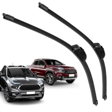 Imagem de Par Palheta Dianteira Limpadora de Para-brisa Toro 2016 A 2025 de Silicone