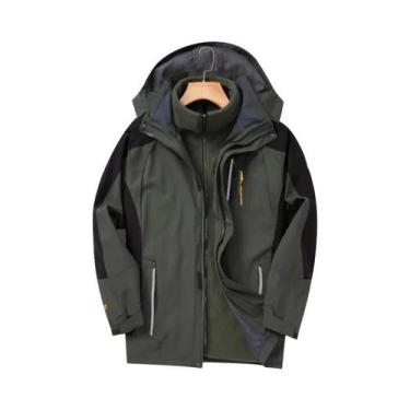 Imagem de Jaqueta Térmica Unissex 3 Em 1 Impermeável, Corta-Vento E Respirável P