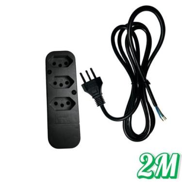 Imagem de Kit 1-3 Tomada 3 Pinos 10A-20A /2200W Com Cabo 1M, 2M OU 3M Soutimes -