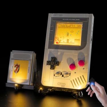 Imagem de Nitemode Light Kit Compatible with Lego 72046 Game Boy Building Set, Upgraded On/Off Switch Design, Includes Game Music-Synced Lighting Accessories (No Model)