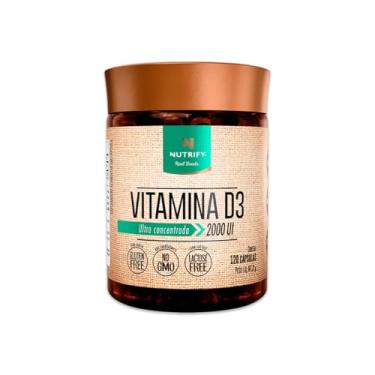 Imagem de Vitamina D3 2000UI 120 Cápsulas Nutrify