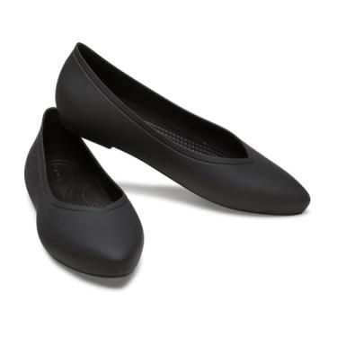 Imagem de Crocs Brooklyn Flat Ballet feminino, Preto, 40