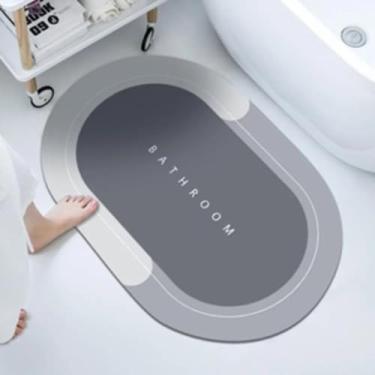 Imagem de Tapete Hiper Absorvente Antiderrapante Secagem Rápida | Tapete de Banheiro Borracha Super Absorção (18)