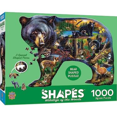 Imagem de MasterPieces Contours 1000 Puzzles Collection - Wildlife of The Woods Quebra-cabeça de 1000 peças