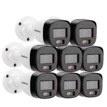 Imagem de Kit 8 Câmeras Intelbras 3220 B Multi-hd Vhd Full Color Com Microfone e