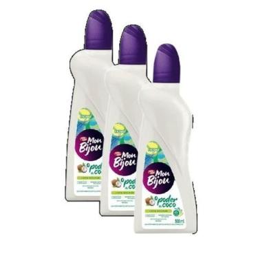 Imagem de Kit 3 Lava Roupas Líquido Coco Mon Bijou 500Ml