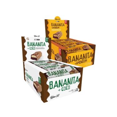 Imagem de Combo Bananita Coco Amendoim Latam Fit Zero Açúcar-Unissex
