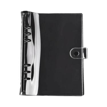 Imagem de Pasta Organizadora Transparente A5 Com 6 Furos Para Scrapbook, Matrize