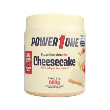 Imagem de Pasta De Amendoim Power One Cheesecake 600g Zero Açúcar Powerone