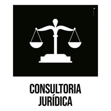 Imagem de Kit 10 Placa Acm Consultória Jurídica Desenho 18X23 - Sinalizo