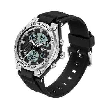 Imagem de Relógio De Pulso Digital Esportivo SANDA LED Cronógrafo Quartz Para Mu