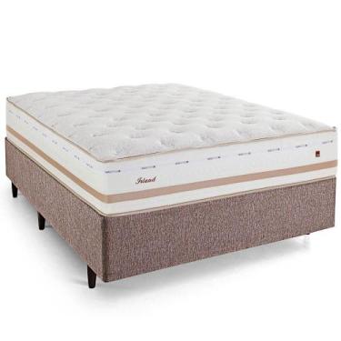 Imagem de Cama Box Casal de Molas Herval Irland, Molas Maxspring, 72x138x188 cm
