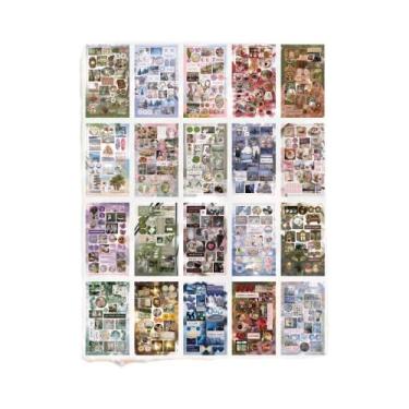 Imagem de Adesivos Decorativos Retrô De Desenhos Animados (20 Peças) Para Scrapb