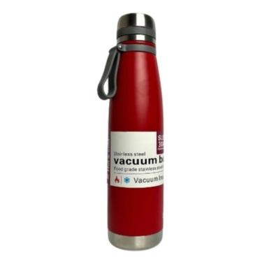 Imagem de Garrafa Termica Moderna Resistente 850Ml Inox Aço Vermalha - Tavolo