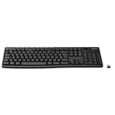 Imagem de Teclado sem fio Logitech K270 com Teclas de Mídia, Conexão USB, Pilhas Inclusas - 920-004427-Unissex